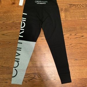 Never worn Calvin Klein leggings with tags